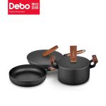 徳铂（Debo） 克里斯蒂煎锅汤锅炒锅套装（26cm、22cm、30cm ）DEP-560