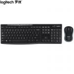 罗技（Logitech）MK270无线键鼠套装办公全尺寸带无线2.4G接收器 黑色