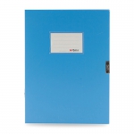 晨光（M&G）ADM94816B 2寸档案盒文件收纳整理 耐用牢固粘扣 A4文件盒资料盒 背宽35mm 蓝色
