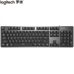 罗技（Logitech）K845 机械键盘 有线键盘 游戏办公键盘 全尺寸 单光 黑色 TTC轴 红轴