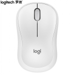罗技（Logitech）M221无线鼠标静音鼠标USB接口10米无线静音鼠标米白色