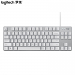 罗技（Logitech）K835机械键盘 有线键盘 游戏办公键盘 84键 白色 TTC轴 红轴