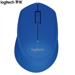 罗技（Logitech） M280无线鼠标光电笔记本电脑商务办公家用鼠标蓝色