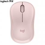 罗技（Logitech）  M221静音鼠标无线办公对称带无线微型接收器 茱萸粉