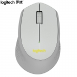 罗技（Logitech） M280无线鼠标光电笔记本电脑商务办公家用鼠标灰色
