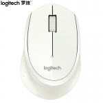 罗技（Logitech） M275鼠标无线鼠标 办公鼠标右手鼠标白色带无线2.4G接收器
