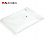 晨光（M&G）A4加厚防水淋文件袋资料袋档案袋 480个/箱 绑带式票据收纳袋ADM94518白色