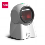 得力（deli）条码扫描平台扫描盒子扫码枪扫描枪 14960二维平台扫描器 灰白