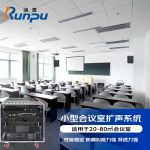 润普（Runpu）会议室音视频扩声标准集成解决方案（会议麦克风+音响+调音台+音频处理器）套装RP-KSXT30