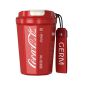 格沵（GERM）   可口可乐联名款菱形咖啡杯(390mL)GPS-2124VP-CCR(红)