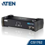 宏正 (ATEN) CS1762A 2端口USB 2.0 DVI KVM多电脑切换器支持音频宽屏跨平台动态技术电源检测工业级