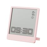 青萍（Qingping）蓝牙小钟 多功能闹钟时间管理计时器 温湿度计支持智能联动 粉色CGC1
