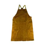 威特仕 WELDAS44-2136金黄色纯牛皮护胸围裙91cm焊接烧焊防火耐磨隔热围裙1件装ZHY