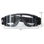 海固（HAI GU）HG-X800-1 防冲击防护眼镜防雾打磨防飞溅防尘防护眼镜 防紫外线防雾耐刮擦