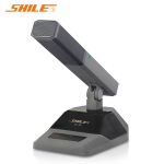 狮乐（SHILE）   有线会议室话筒独立单支接功放调音台电容心型指向桌面鹅颈麦克风方管短杆 YE-02