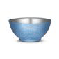 TAIC钛度 纯钛双层防烫隔热饭碗钛碗家用中式餐具创意个性TZSW-T300 莫奈·瀚海蓝300ml（钛本色内面）
