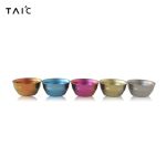 TAIC钛度 纯钛五福玲珑杯 TLLB-T050B枫叶红、瀚海蓝、皓月银、流光金、迷梦紫
