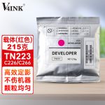 V4INK适用柯美tn223粉盒载体红色c226碳粉c266显影仓显影剂