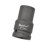 邦克（Bunker） 1寸工业级气动套筒80mm重型加厚六角套筒电动扳手套筒风炮套筒（套筒80mm*22mm）