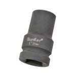 邦克（Bunker） 1寸工业级气动套筒80mm重型加厚六角套筒电动扳手套筒风炮套筒（套筒80mm*21mm）