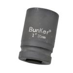 邦克（Bunker） 1寸工业级气动套筒80mm重型加厚六角套筒电动扳手套筒风炮套筒（套筒80mm*35mm）
