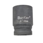 邦克（Bunker） 1寸工业级气动套筒80mm重型加厚六角套筒电动扳手套筒风炮套筒（套筒80mm*38mm）