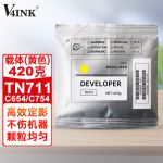 V4INK 适用柯美tn711粉盒载体黄色柯尼卡美能达Bizhub C452/C552/C652/C654/C754复印机显影仓显影剂