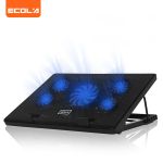 宜客莱（ECOLA） NBC-905BK 笔记本电脑散热器15.6英寸游戏本散热支架 风速可变（适用小新锐/拯救者/深海泰坦）