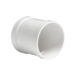 联塑（LESSO）直通（管箍） 6寸/dn160 一个（PVC-U排水管配件） 白色