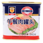 上海梅林罐头午餐肉340g罐装熟食猪肉 午餐肉 整箱【24罐】