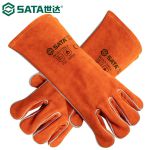 世达（SATA）FS0106直指焊接手套 焊工手套电焊手套隔热防火阻燃耐高温防护手套  XL