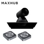 MAXHUB 摄像头+麦克风套装 系统云台4K超清广角直播音频套装 100-200㎡会议套装 SC701+BM31*2