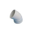 米朗 PVC排水管材管件下水管配件45°弯头D75mm20个起售