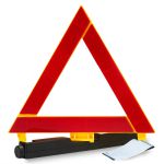 火焰战士 汽车三角架警示牌三角牌警示三脚架三脚反光停车警示架 两件套（个）