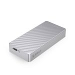 奥睿科（ORICO）M.2 NVMe USB4移动硬盘盒兼容雷电4/3（40G）SSD固态 散热马甲 M214C3-U4-SV-BP银