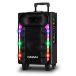 新科（Shinco）L3户外广场舞音箱便携式拉杆音箱大功率K歌重低音专业舞台音箱带炫彩灯