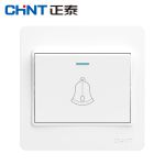正泰（CHNT）开关插座面板86型墙壁电源NEW7i逸动系列NEW7-i30200 白色门铃开关