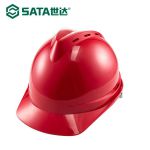 世达（SATA）TF0101B V顶标准型安全帽-蓝色 单个装 TF0202R V型ABS-红色 V顶ABS透气安全帽-红色 单个装