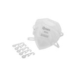 世达（SATA）KN95折叠耳戴式口罩 HF0101V 防雾粉尘花絮颗粒物唾沫飞溅 白色 带呼吸阀独立包装 1只装