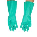 世达（SATA）丁腈植绒里防化手套 耐油污耐酸碱防滑防水 工业劳保手套1双（7寸）SF0402-7