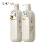 浅香（ASAKA）晚樱氨基酸洗发水750g+浅香百合沐浴露750g/瓶
