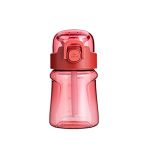 迪乐贝尔（Diller）    塑料运动水杯吸管型400ML DB-003红色