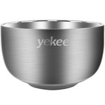 宜洁（yekee）致优双层不锈钢碗碗口12cm*5.8cmY-9451