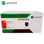 利盟（Lexmark）74C30C0 青色碳粉盒（3000页）适用机型CS720de/725de/CX725de