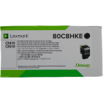 利盟（Lexmark） 80C8HKE黑色碳粉盒 (适用CX410de CX510de/dhe机型) 约4000页