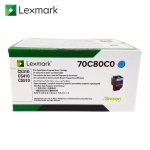 利盟（Lexmark）70C80C0青色粉盒 (适用CS/310/410/510dn机型) 约1000页