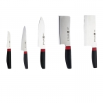 双立人（ZWILLING） 刀具6件套(红黑) ZW-K308 单套家用切菜刀水果刀