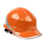 代尔塔（Deltaplus）102018 ABS绝缘安全帽性能1KV-1.5KV 防砸金属喷溅 含下颌带 定做 橙色 1顶