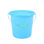 兰诗（LAUTEE）DA2154 多规格塑料水桶手提桶加厚水桶 口径30*高25cm约10升  5个装蓝色