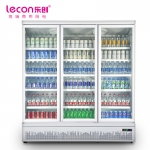 乐创(lecon) 展示柜冷冻 饮料柜 下置大容积立式三门嵌入式便利店果蔬水果保鲜柜 LC-J-ZSD03